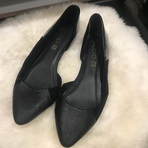 WORN ONCE - Aldo Black Flats